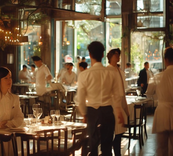 餐厅服务，文明之光